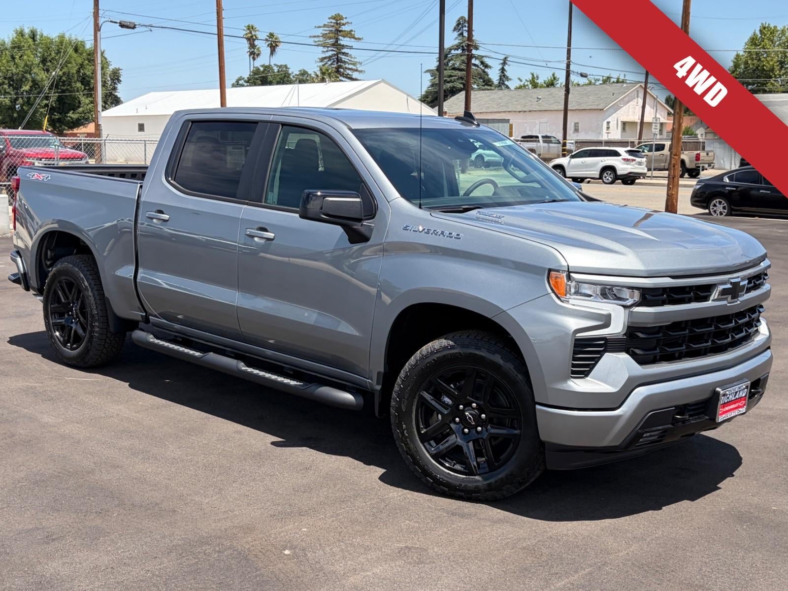 2026 Chevrolet Silverado 1500 RST in Sterling Gray Metallic — front three-quarter view