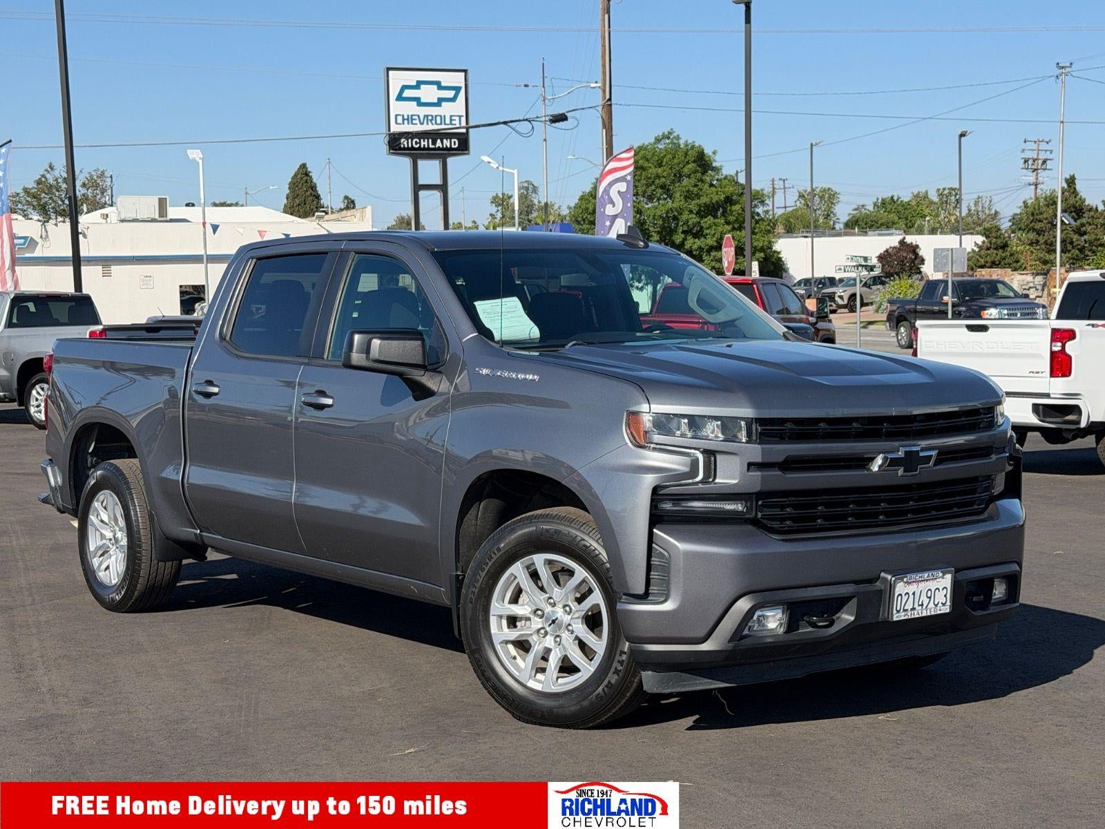 2020 Chevrolet Silverado 1500 RST in Satin Steel Metallic — front three-quarter view