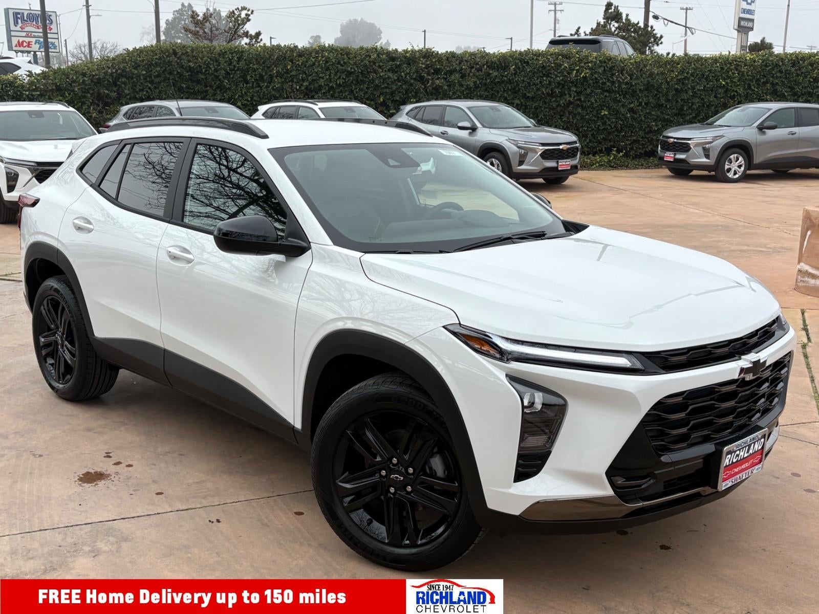 2026 Chevrolet Trax ACTIV in Summit White — front three-quarter view